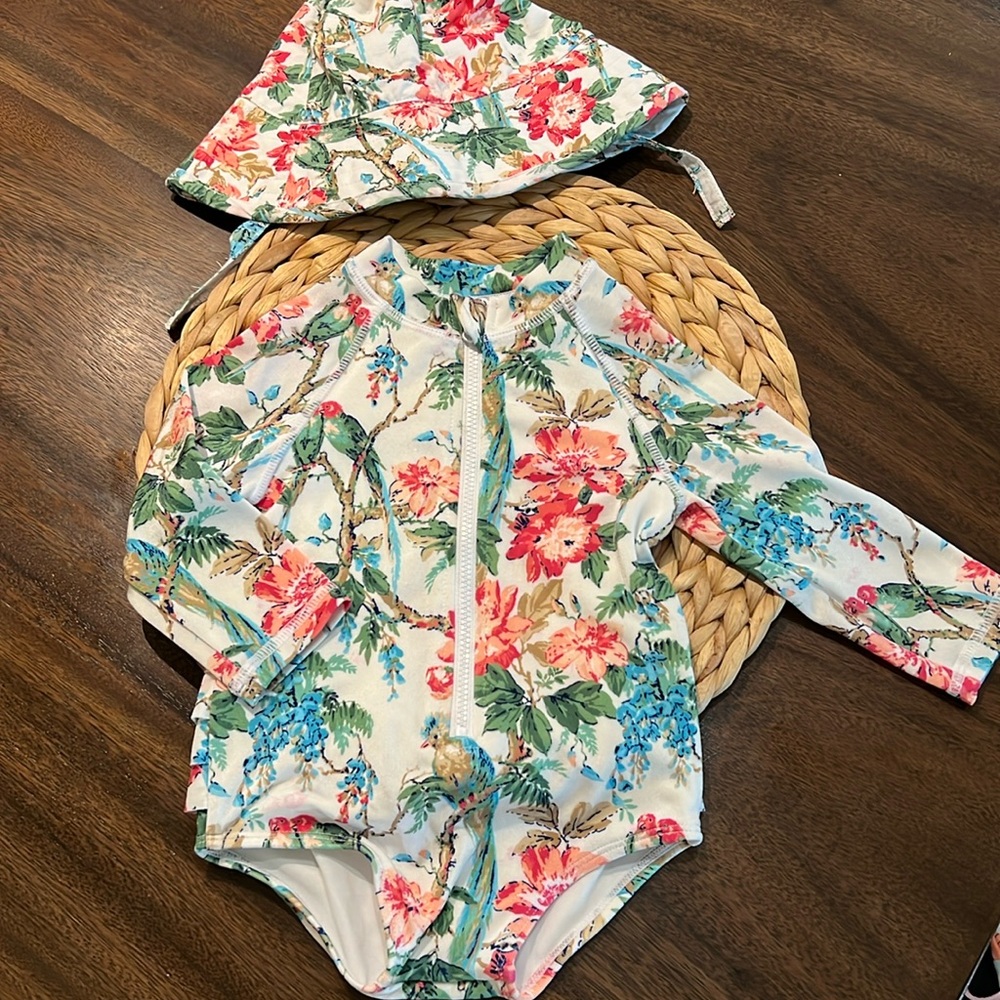 Janie and Jack baby swimsuit set
